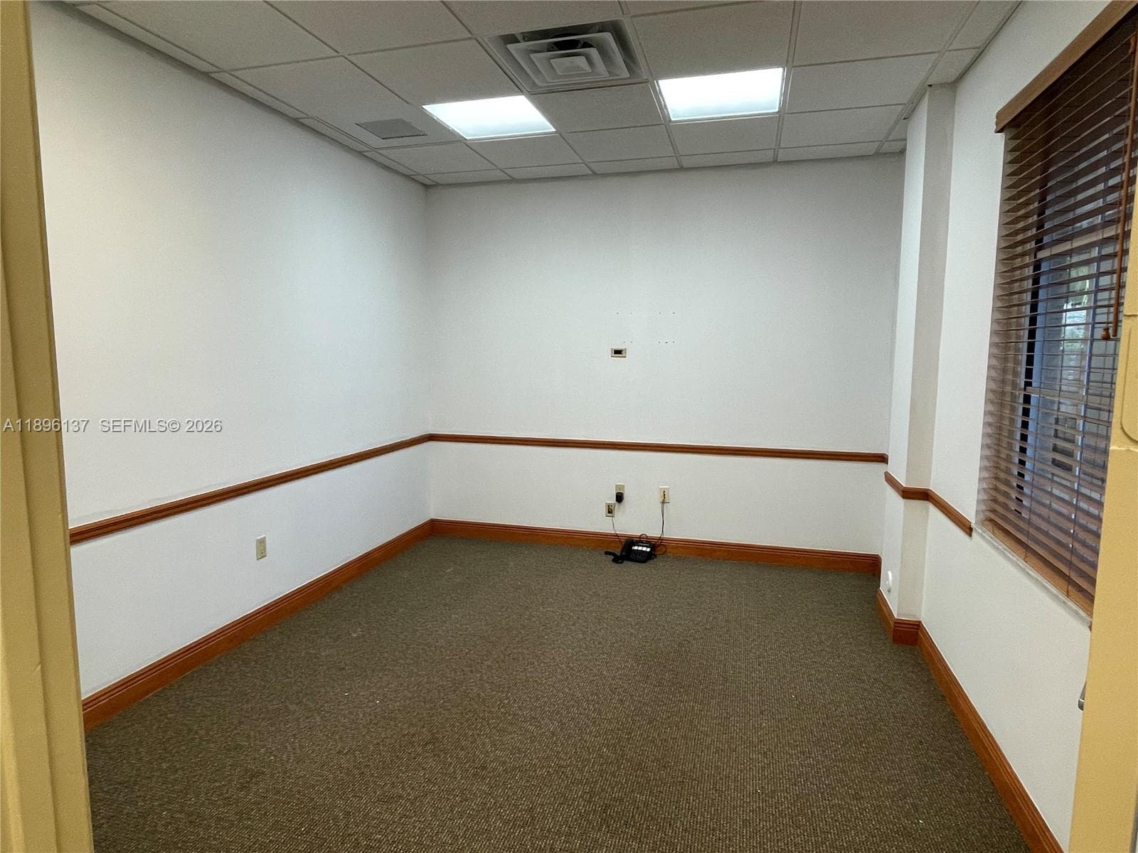 Private office #1, view from reception.