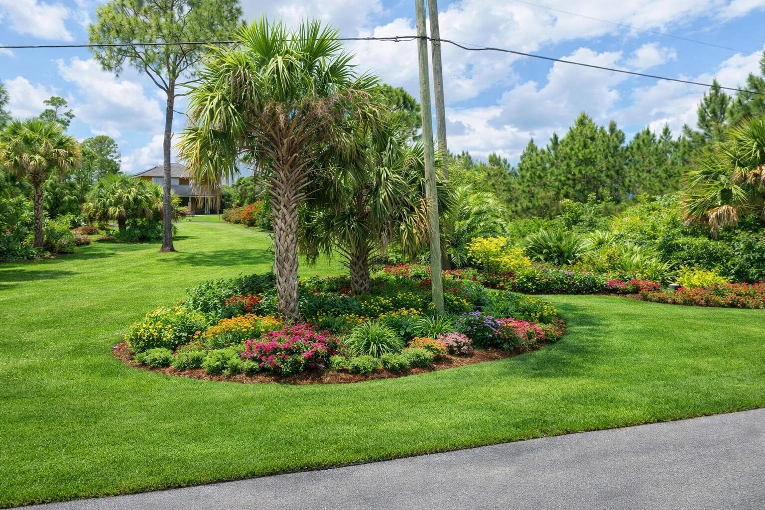 Tropical oasis by the roadside