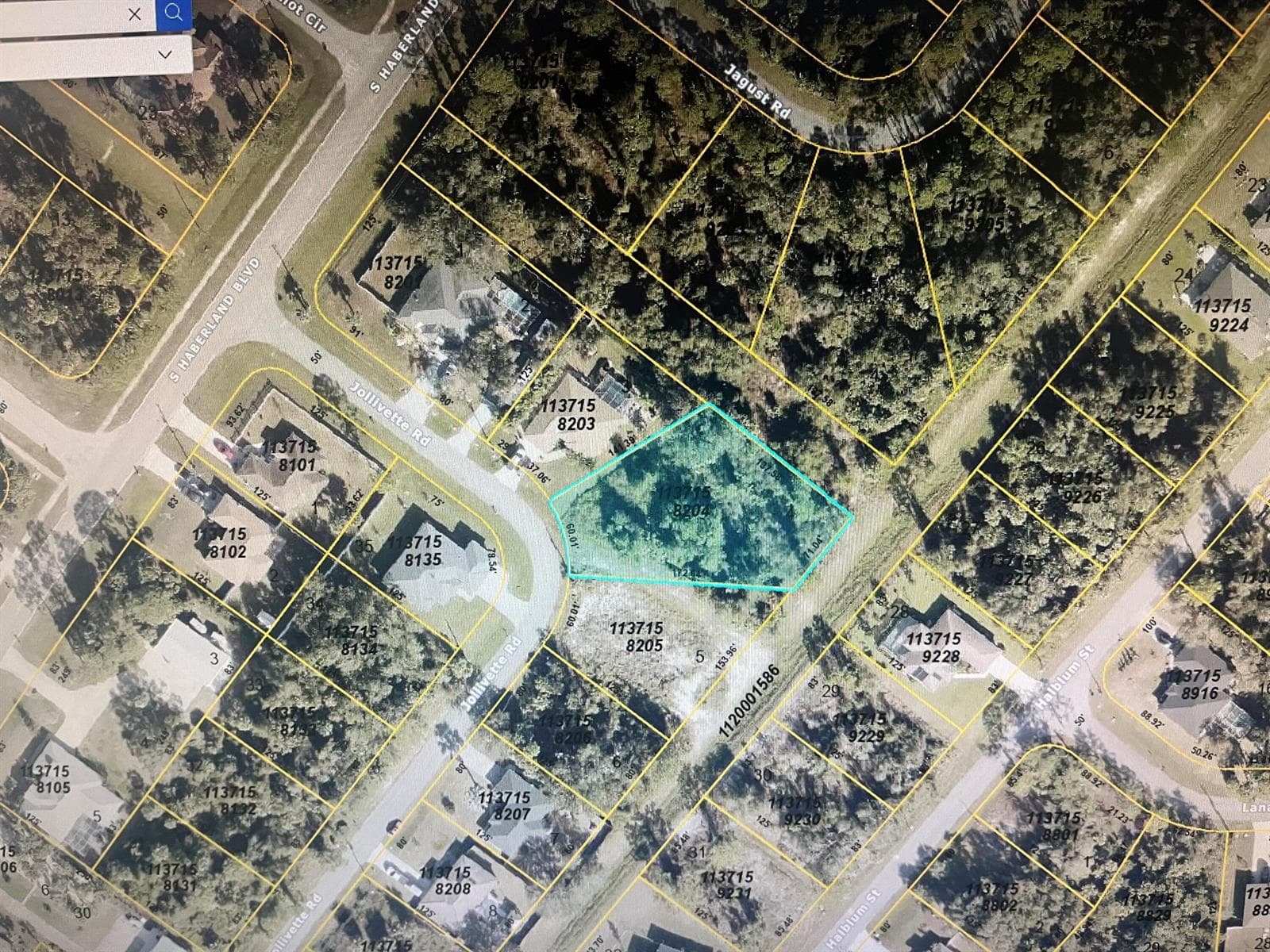 Lot with Easment in back