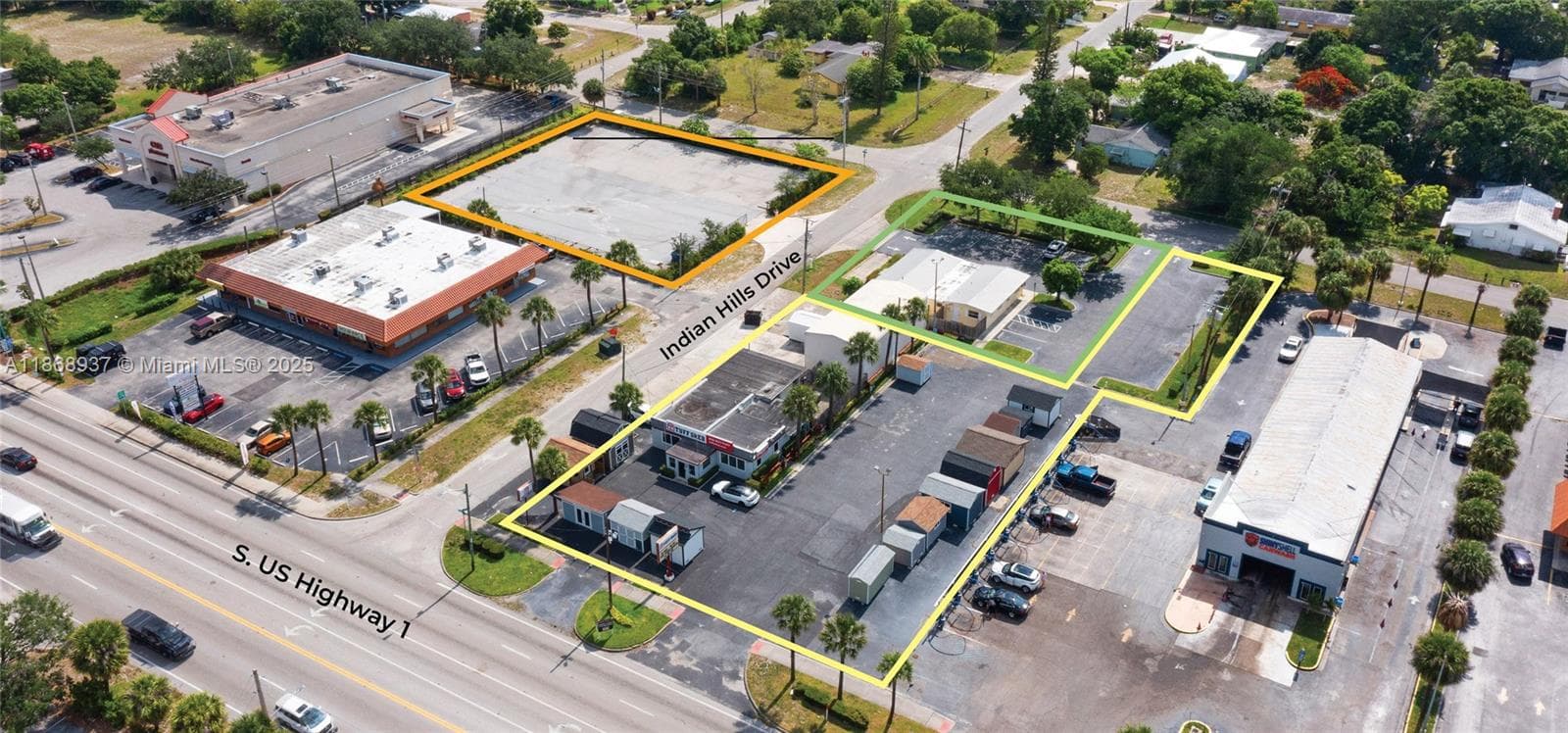 Tuff Shed Property highlighted in yellow.