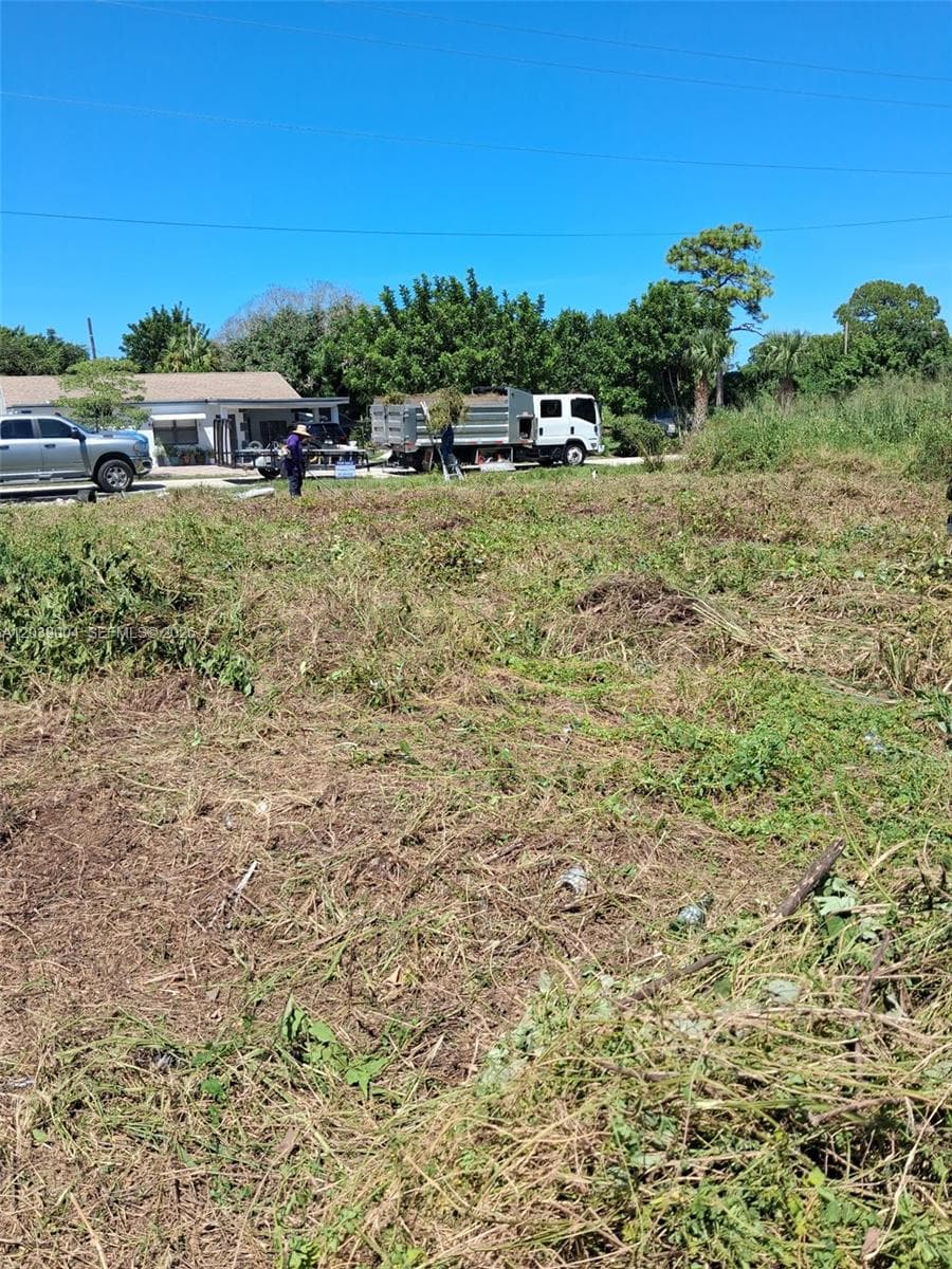 Land has been cleared of all bush hog