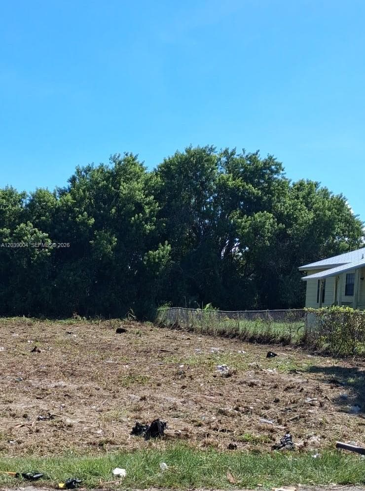 Cleared property
