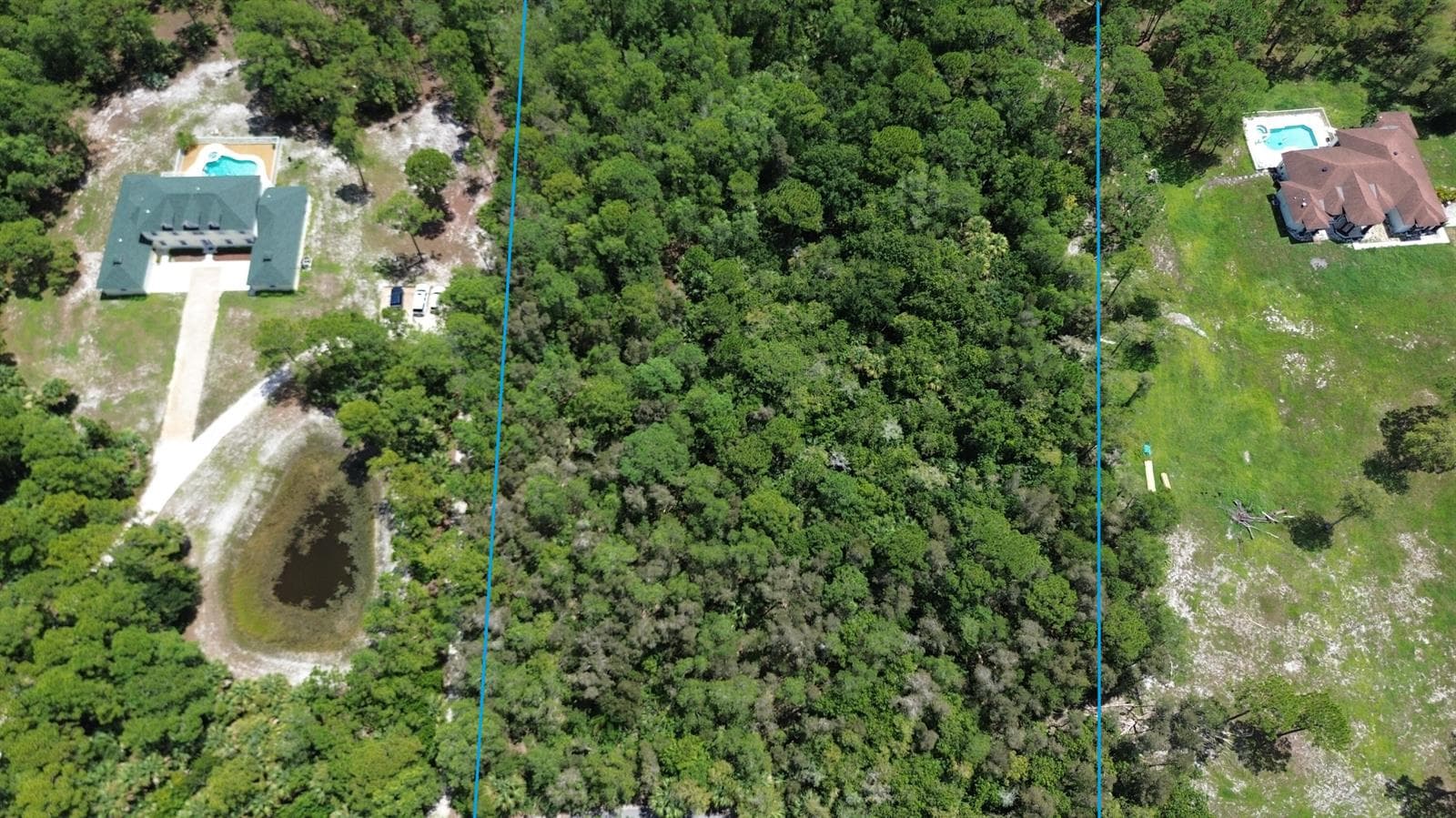 Aerial view marked up