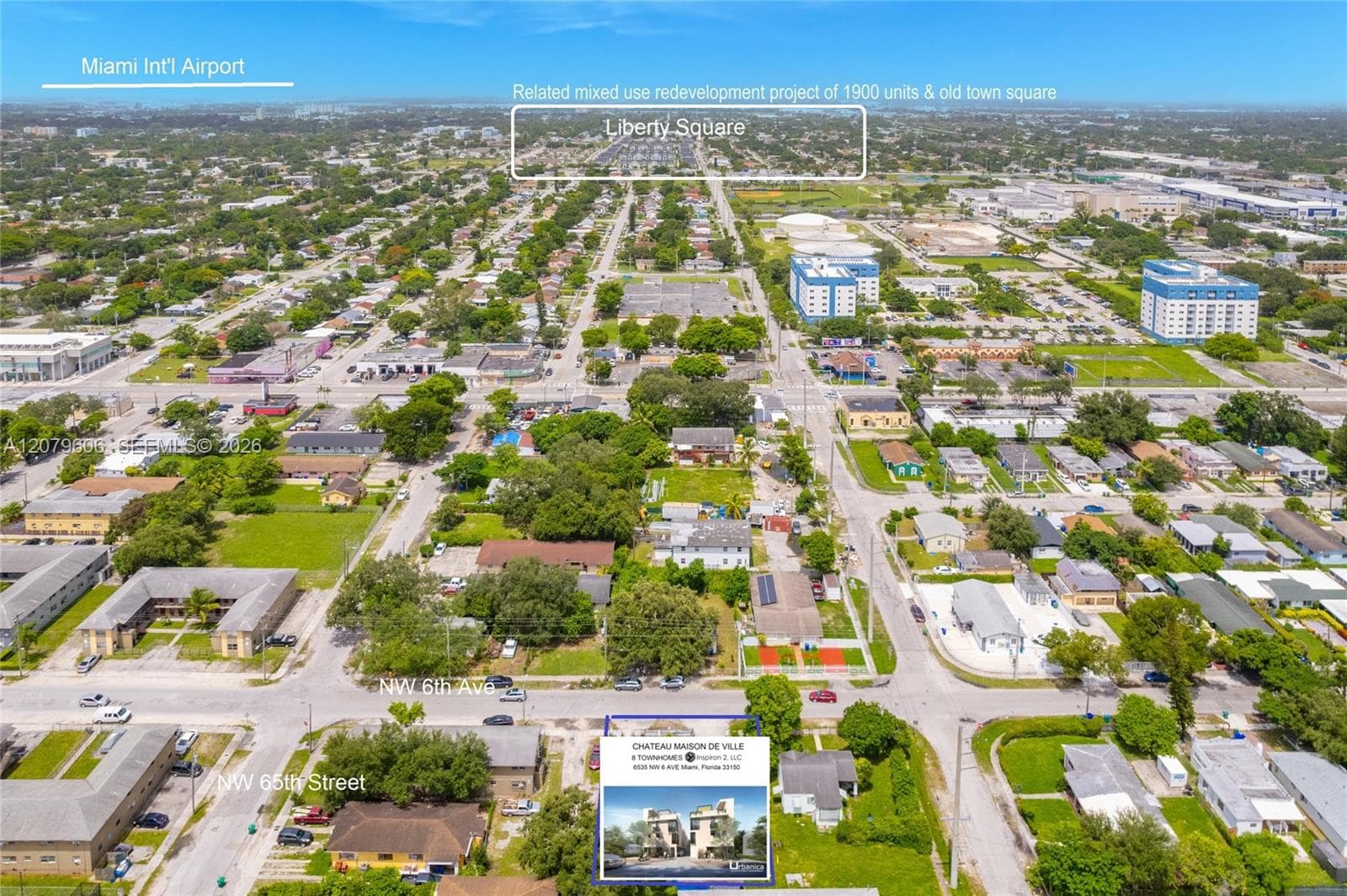 Surrounded by development to the West as well. Urban Infill Development Opportunity.