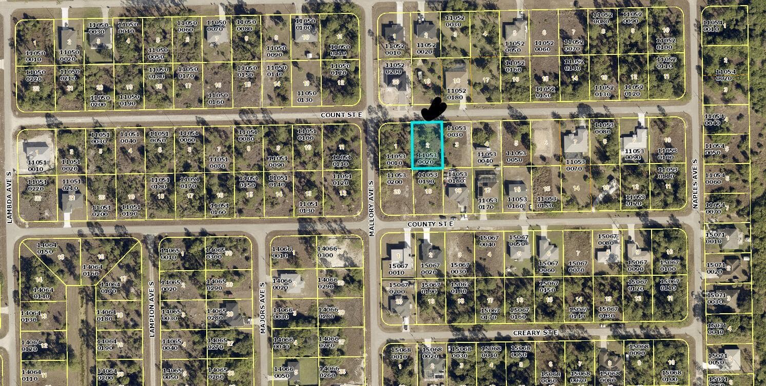1236 COUNT ST E - Location on Map